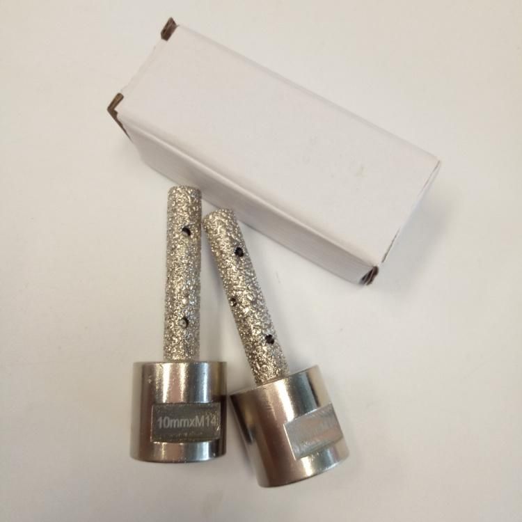 Stone Edging Tools Vacuum Brazed Diamond Milling Bits for Stone Shaping