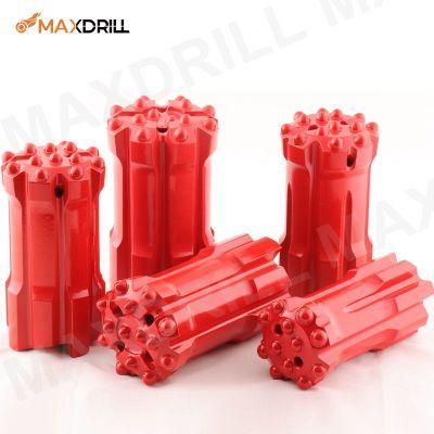 Maxdrill T38 64mm Button Bit, Flat Face, Retrac Skirt