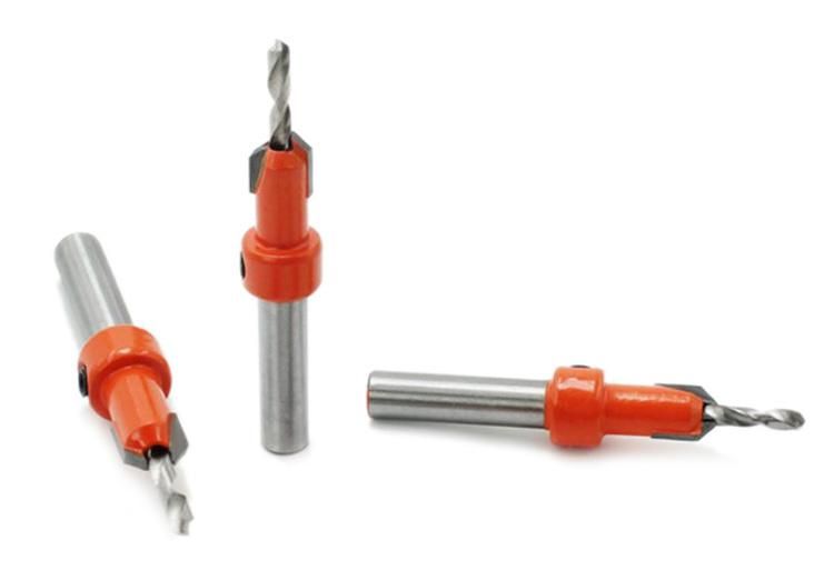 Woodworking HSS Carbide 90 Degrees Countersunk Drill Bits