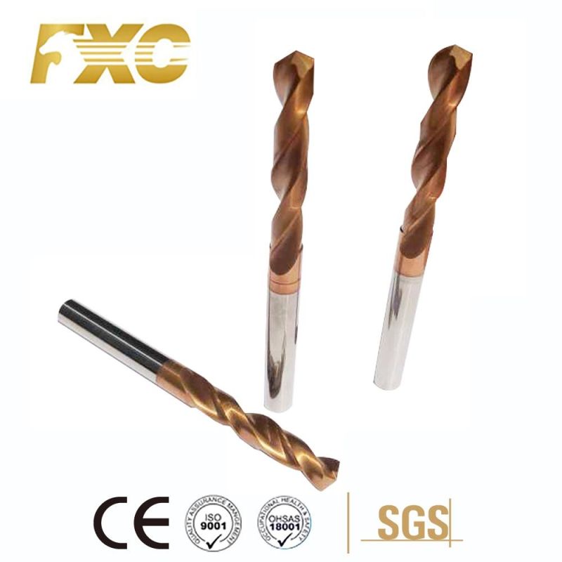 HRC55 Tungsten Carbide Twist Drilling Bits for Steel