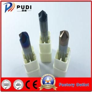 4 Flutes Carbide Naco-Blue Finish 90 Degree Chamfering End Carbide Milling Cutter