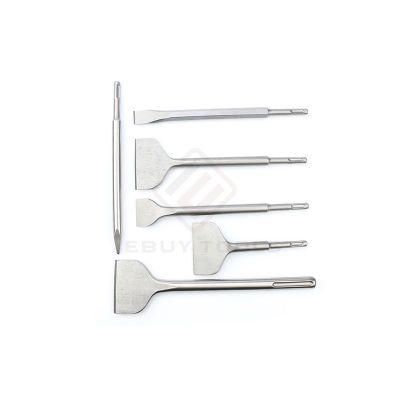 SDS Max Steel Flat and Point Chisel Bit Set 50mm - 360mm