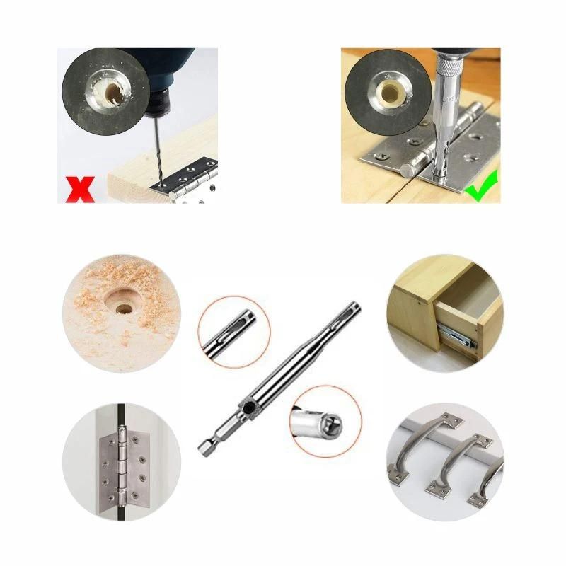 Kitchen Cupboard Vix Door Self Centering Hinge Drill Bit