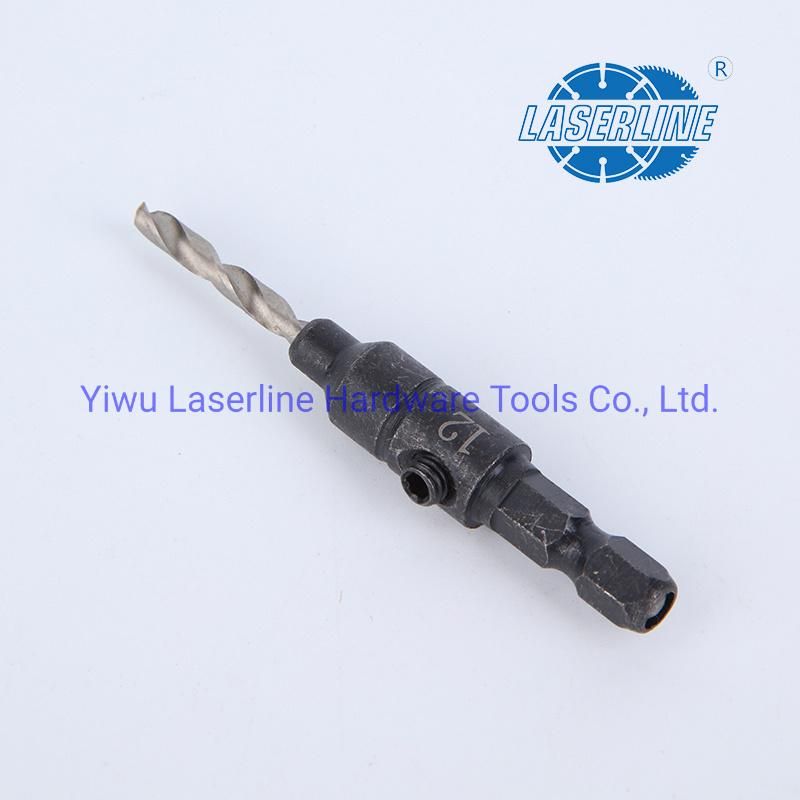 High Speed Steel Drill Bit with Countersink Bit