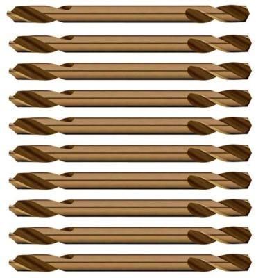 Goldmoon HSS Cobalt M35 Double End Drill Bits, 135-Degree Split Point Drilling Steel, Iron, Metal, Aluminium, Copper.
