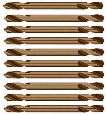 Goldmoon HSS Cobalt M35 Double End Drill Bits, 135-Degree Split Point Drilling Steel, Iron, Metal, Aluminium, Copper.