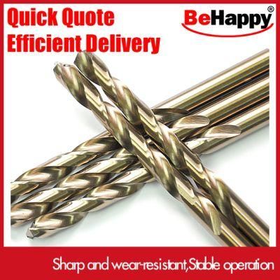 Heavy Duty, Drilling for Cast Iron, HSS Jobber Length Twist Drill Bit with Straight Shank