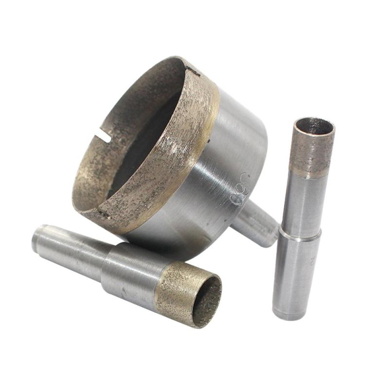 Straight Shank Sintered Diamond Core Drill Bit for Glass