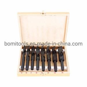 HSS Drill Bits Factory Customized Factory 8PCS Metric Black Reduced Shank Drill Bit