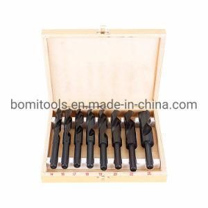 HSS Drill Bits Factory Customized Factory 8PCS Metric Black Reduced Shank Drill Bit