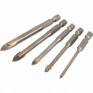 Glass Drill Bits Brown Finish Hex Shank (GD-006)