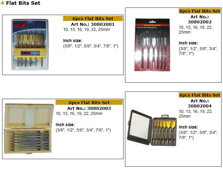 Flat Wood Boring Bit Woodworking Drill Bits