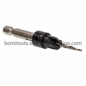 Power Tools HSS Drill Bits Factory Customized Wood 1/4 Hex Shank Countersink Drill Bit