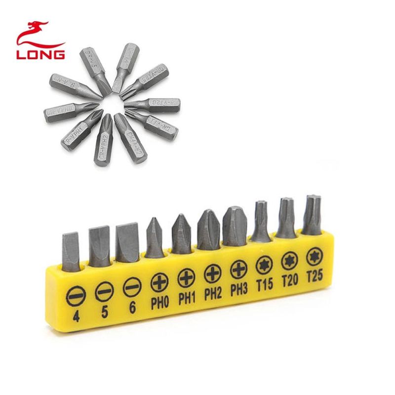 Taiwan Quality Sandblasted Finish Insert Bits Repair Hand Tools