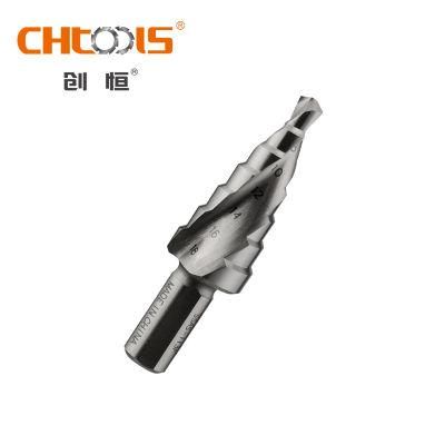 Chtools Professional HSS Step Drill Bit with Spiral Flute