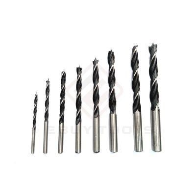 Brad Point Wood Drill Bit Dia 3mm - 10mm Set