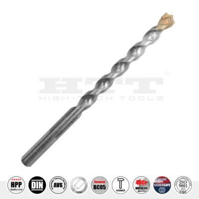 Pgm German Quality 2 Cutter Tct Multi-Purpose Universal Drill Bit Tri-Flat Shank for Concrete Brick Stone Metal Wood Fibre Tile Drilling