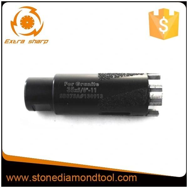 5/8"-11 Thread Stone Hole Vacuum Brazed Diamond Core Drill Bits