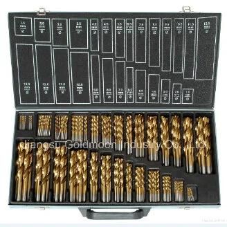 230PCS HSS Twist Drill Bit Set with DIN338 Standard