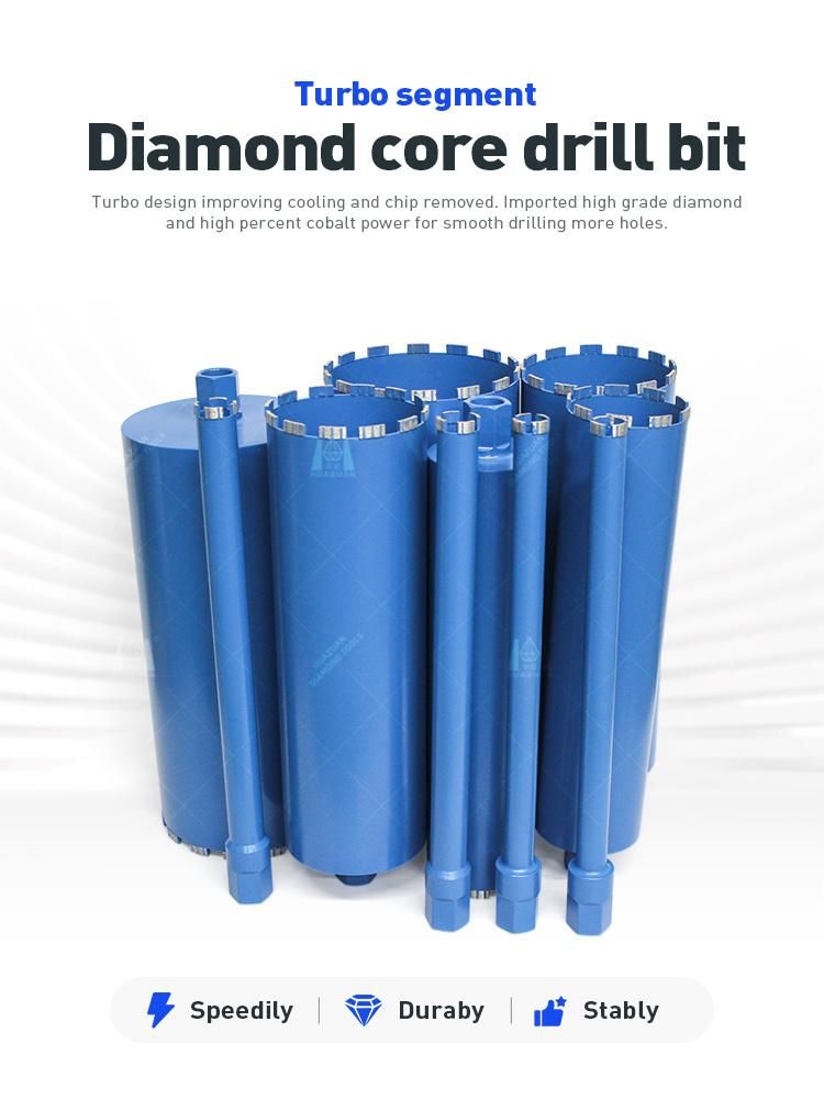 Hole Cutter Turbo Segment Diamond Crown Core Drill Bit for Reinforcement