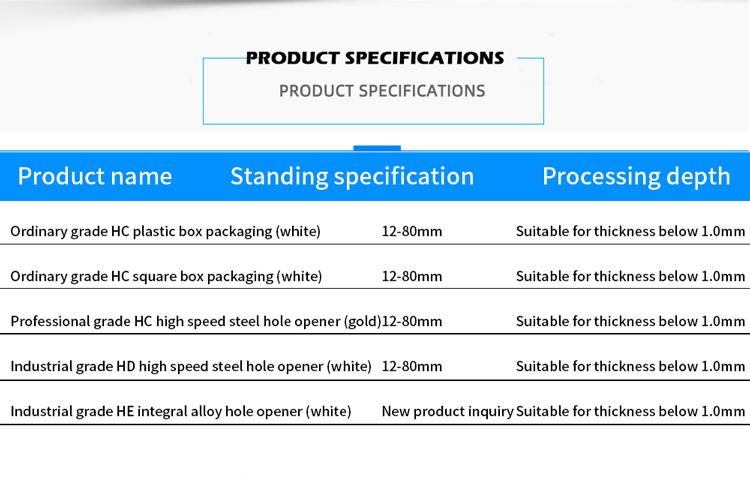 No Chipping 60mm Diameter HSS Hole Saw Drill Bits for Aluminum Pipe