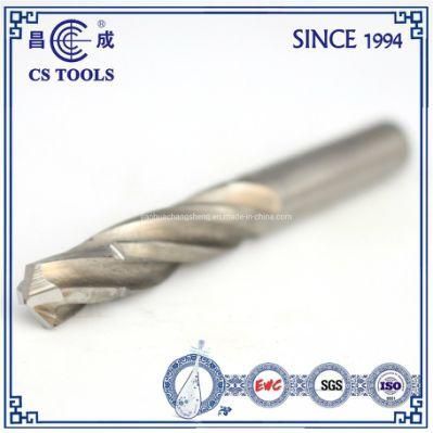 M42 High Speed Steel Straight Shank 4 Flutes Reaming Hole Drill Bit