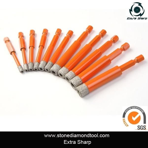 Diamond Core Drill Bit with Shank for Granite, Marble, Stones