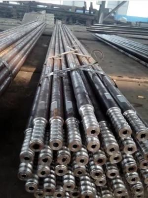 Factory Wholesale Tungsten Carbide and Steel Extension Rod T51/72-1830/3050/3660mm Threaded Drill Pipe for Mining