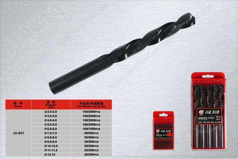 Internationally Common High Quality HSS Straight Twist Drill Bit