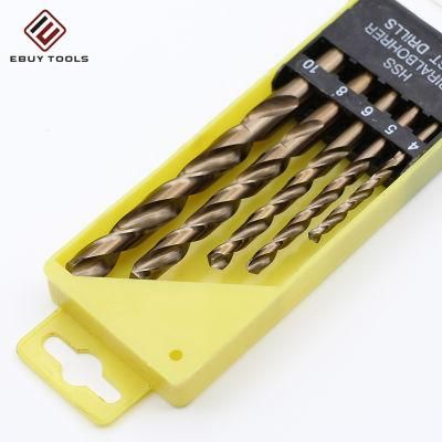 5.5mm Power Tool Accessory DIN338 Jobber Length Twist Metal M35 HSS Cobalt Drill Bit for Stainless Steel Metal