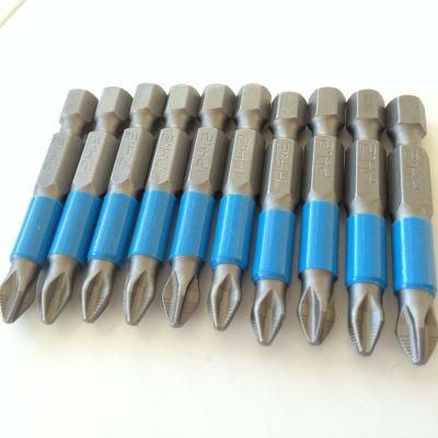 10PCS 1/4&prime;&prime; Magnetic Hex Shank Screwdriver Bits Set