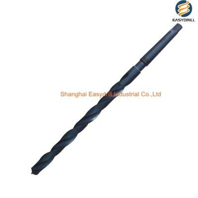 Black Finish DIN1870 Extra Long HSS Drill HSS Drills P6m5 Morse Taper Shank Twist Drill Bit for Metal Drilling (SED-HTSBL)