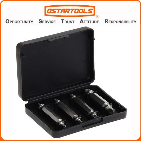 4PCS S2 Alloy Steel Double Side Broken Drill Bits Set