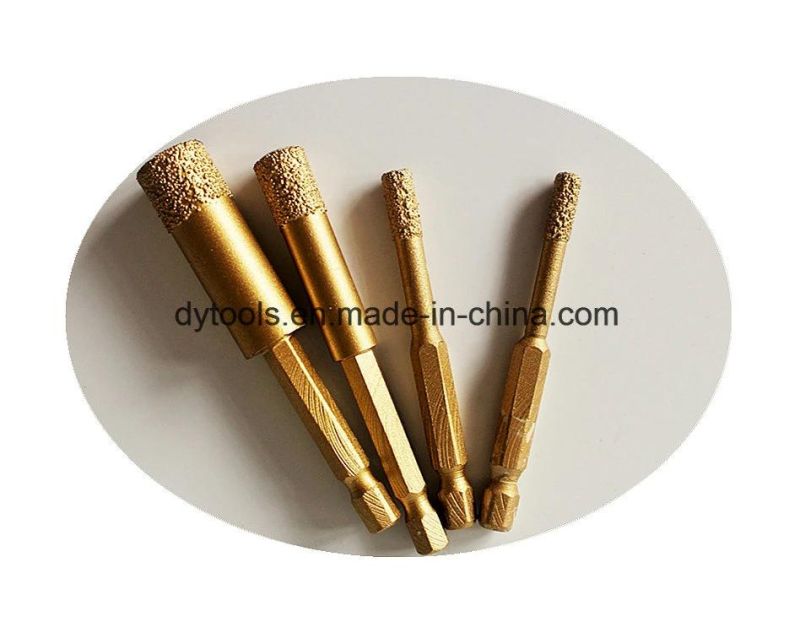 Fast Drilling Ceramic Vacuum Brazed Dry Core Bit