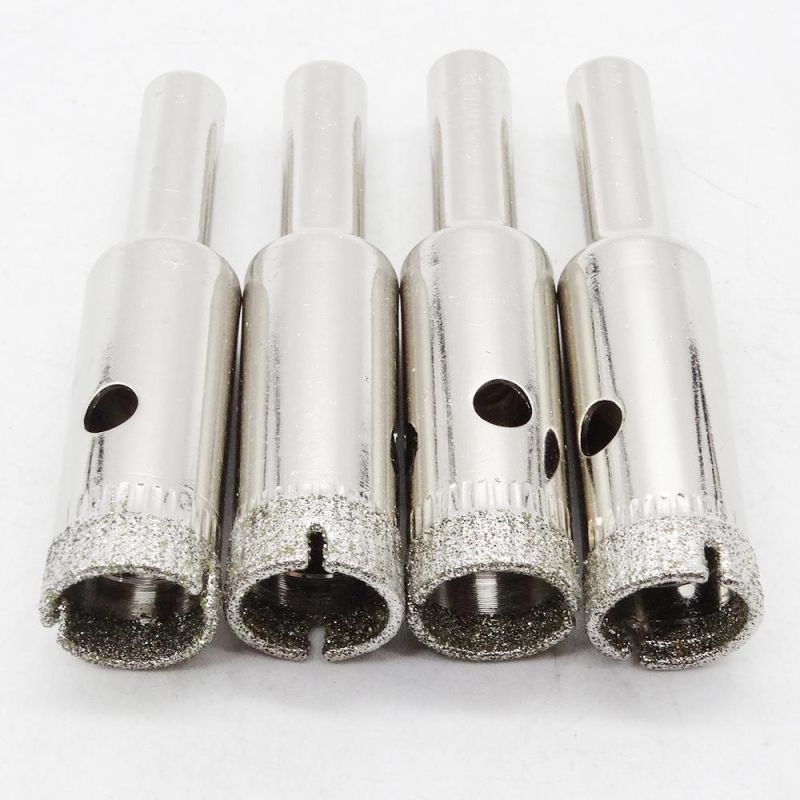 6 mm Electroplate Diamond Coated Drill Bit for Glass