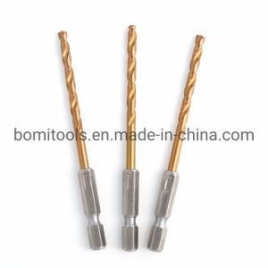 HSS Customized Drill Bits Factory Metal with M35 Hex Shank Twist Drill Bit