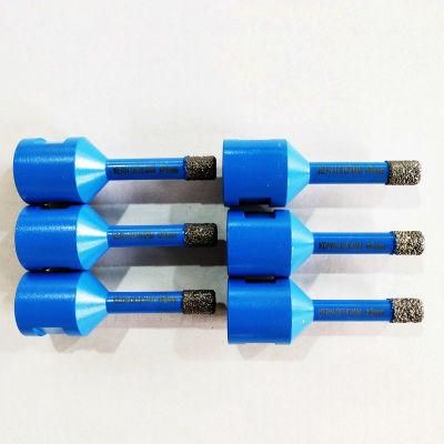 8mm Vacuum Brazed Dry Diamond Marble Tiles Porcelain Drilling Bits From Chinese Manufacture