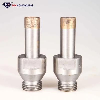 Diamond Drill Bit for Glass Drillingwith Thread Shank Connector