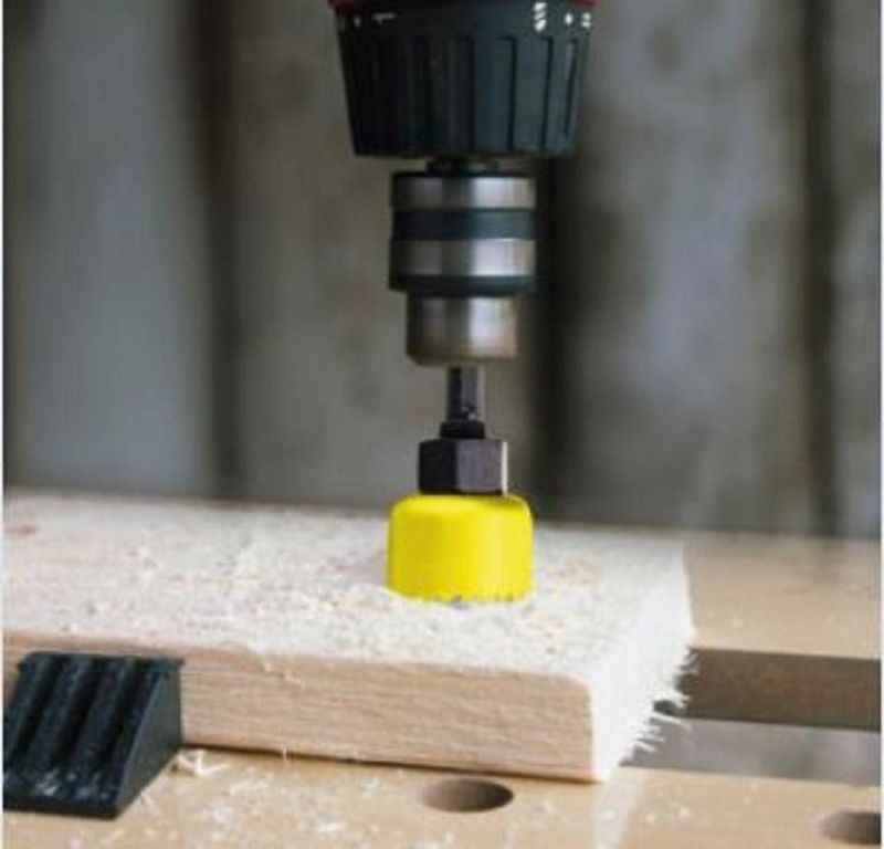 Good Performance Carton Steel Hole Saw with Yellow Surface