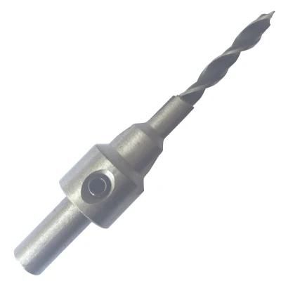 Carbon Steel Twist Installation Drill Bit with High Carbon Steel Countersink