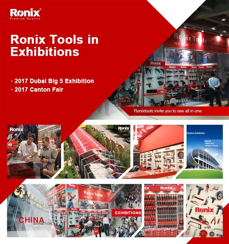 Ronix Model Rh-5583 High Quality Portable Wood Metal Drill Bit Set