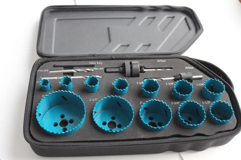 Bi-Metal Hole Saw Set for Heavy Duty Cutting