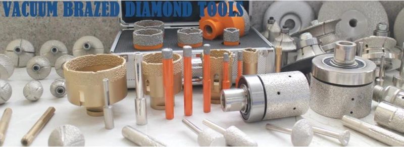 Vacuum Brazed Diamond Tip Core Drill Bit for Porcelain Tile