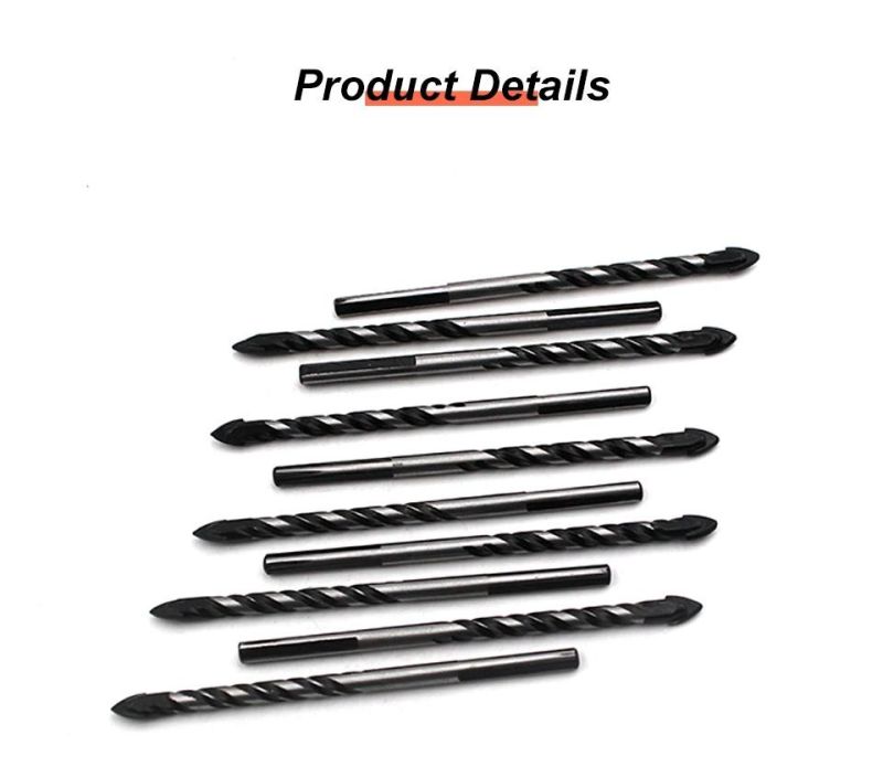 Zlion Quick Multi Functional Triangle Hand Electric Drilling Bit Kit Drill Set Tool