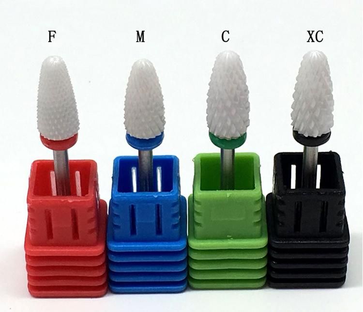 Factory Electric Manicure Ceramic Burr Nail Drill Bits