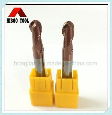 Carbide Ball Nose Milling Cutter with 2flutes