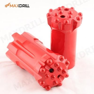 Maxdrill T38 89mm Button Bit, Drop Center, Retrac Skirt