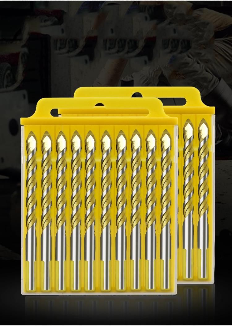 Blister Packing Multifunctional Drill Bit for Drilling Marble Brick Aluminium Alloy