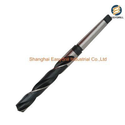 Black and Bright DIN1412 HSS Jobber Drills Morse Taper Shank Twist Drill Bit for Metal Drilling (SED-HTS1412)