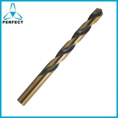 Chrome Molybdenum Coated DIN338 Straight Shank HSS Twist Drill Bit